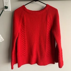 True red Ann Taylor Sweater